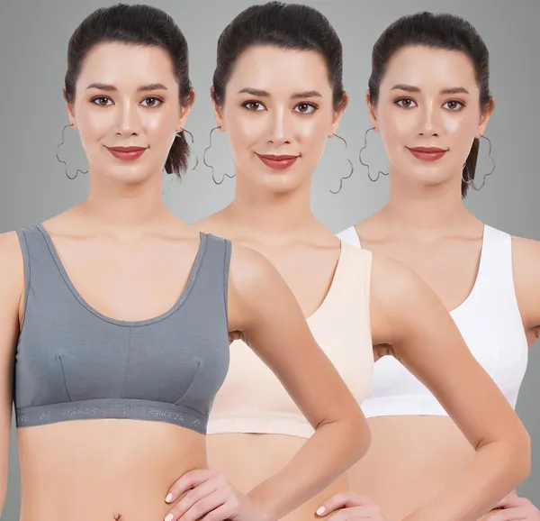 Blue_,_Beige_And_White_Sportsmino_Everyday_Non_Padded_Bra_For_Women_Pack_Of_3