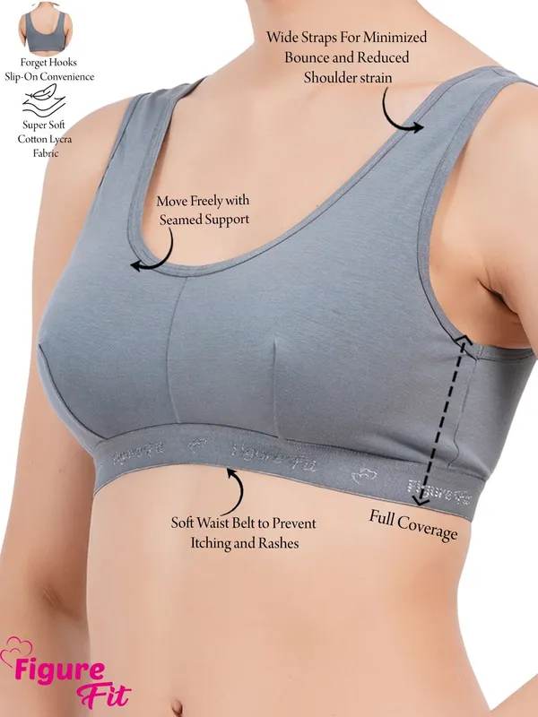 Teal_Blue_And_White_Sportsmino_Everyday_Non_Padded_Bra_For_Women_Pack_Of_2