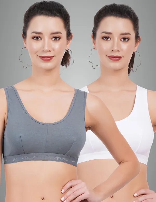 Teal_Blue_And_White_Sportsmino_Everyday_Non_Padded_Bra_For_Women_Pack_Of_2
