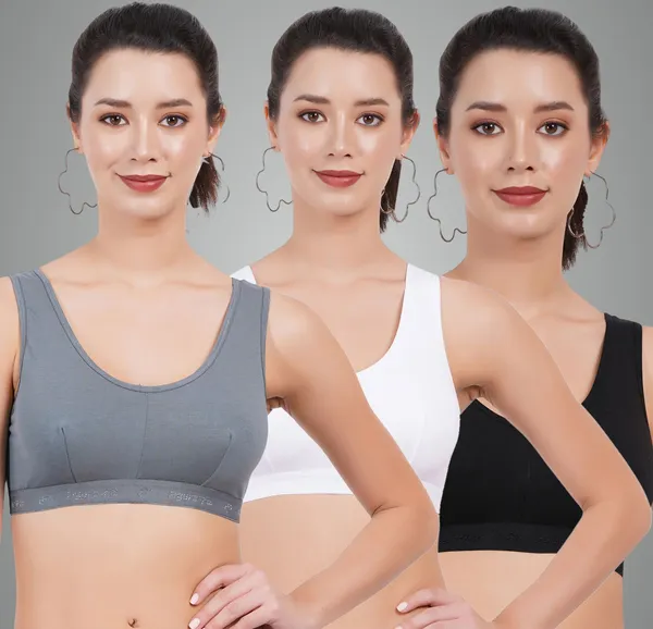 Teal_Blue,_White_And_Black_Sportsmino_Sports_Non_Padded_Bra_For_Women_Pack_Of_3