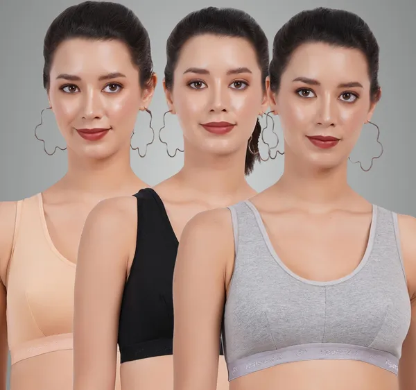 Peach,_Black_And_Grey_Double_Layered_Sports_Non_Padded_Bra_For_Women_Pack_Of_3