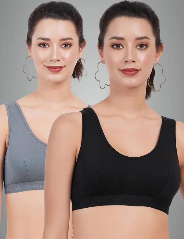 Turquoise_Blue_And_Black_Double_Layered_Sports_Non_Padded_Bra_For_Women_Pack_Of_2