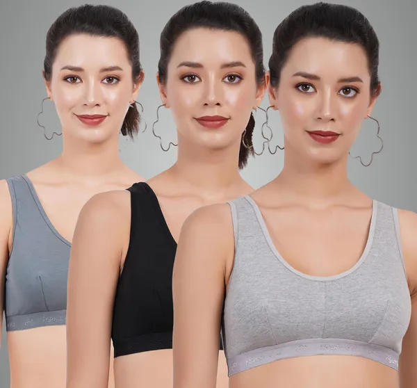 Turquoise_Blue,_Black_And_Grey_Double_Layered_Sports_Non_Padded_Bra_For_Women_Pack_Of_3