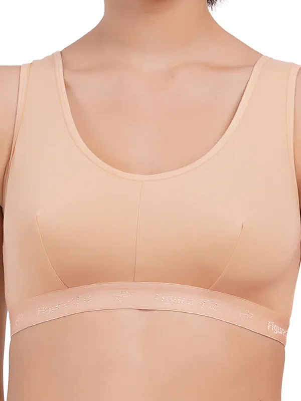 Turquoise_Blue_And_Peach_Double_Layered_Sports_Non_Padded_Bra_For_Women_Pack_Of_2