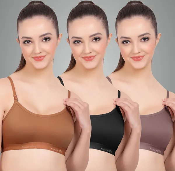 Brick,_Black_And_Grape_Sports_Non_Padded_Bra_For_Women_Pack_Of_3