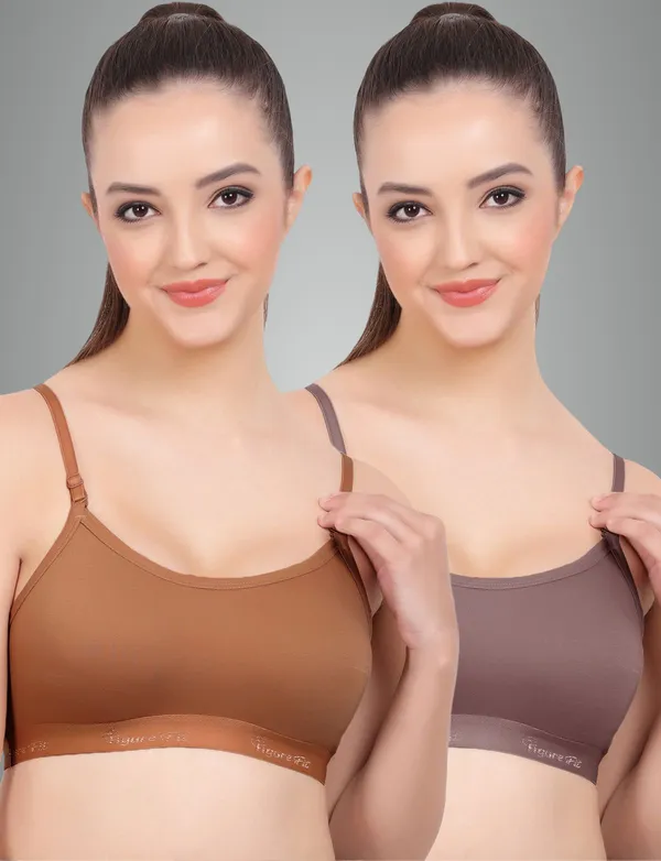 Brick_And_Grape_Sports_Non_Padded_Bra_For_Women_Pack_Of_2