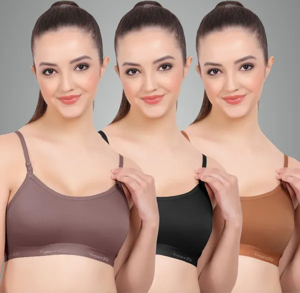 Grape,_Black_And_Brick_Sports_Non_Padded_Bra_For_Women_Pack_Of_3