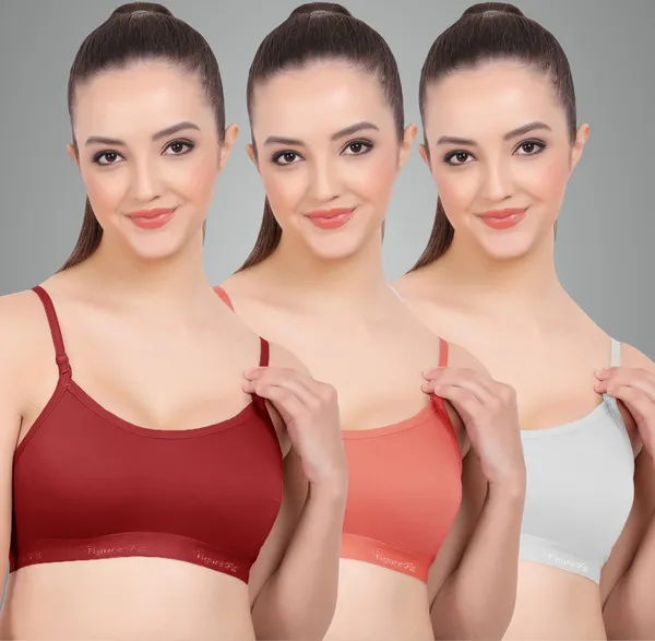 Maroon,_Rose_And_White_Sports_Non_Padded_Bra_For_Women_Pack_Of_3