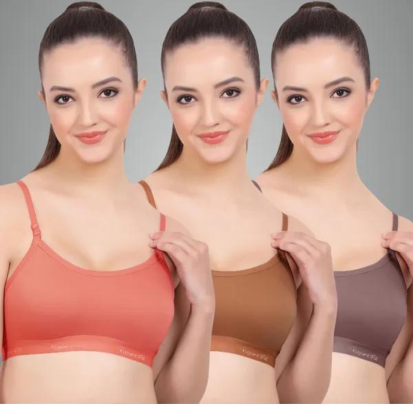 Rose,_Brick_And_Grape_Sports_Non_Padded_Bra_For_Women_Pack_Of_3
