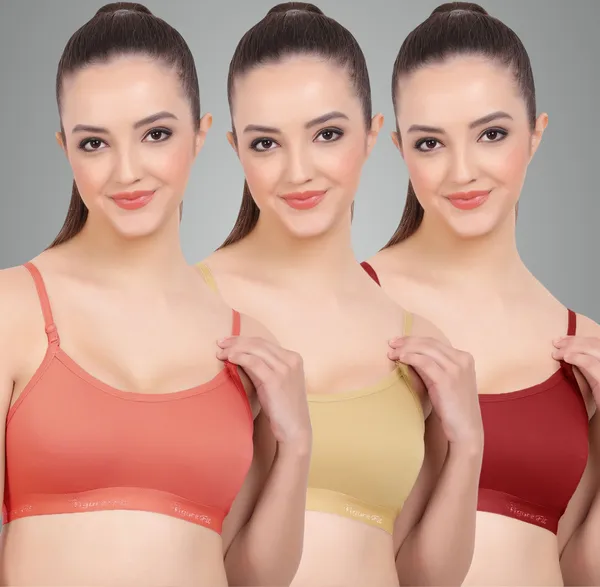 Rose,_Light_Skin_And_Maroon_Sports_Non_Padded_Bra_For_Women_Pack_Of_3