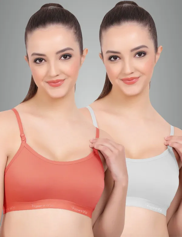 Rose_And_White_Sports_Non_Padded_Bra_For_Women_Pack_Of_2