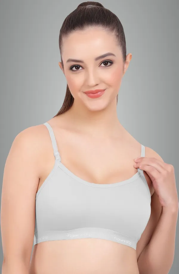 White_Sports_Non_Padded_Bra_For_Women