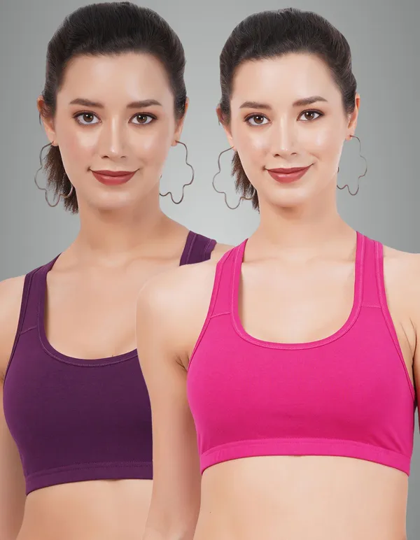 Rani_And_Wine_Sportsmino_Sports_Non_Padded_Bra_For_Women_Pack_Of_2