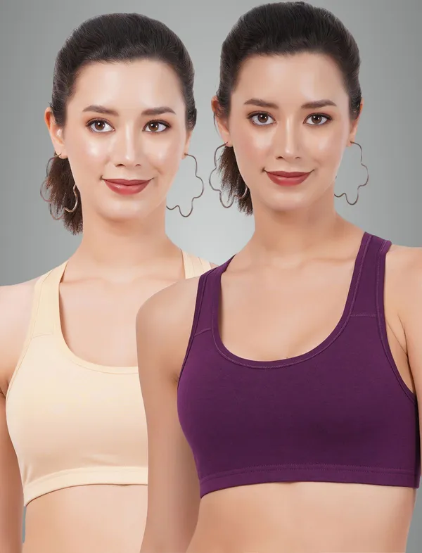Wine_And_Skin_Sportsmino_Sports_Non_Padded_Bra_For_Women_Pack_Of_2
