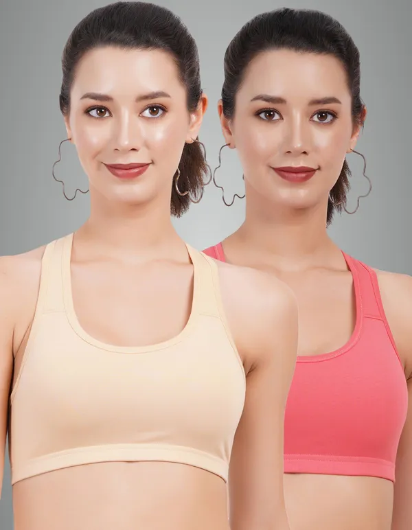 Skin_And_Carrot_Double_Layered_Sports_Non_Padded_Bra_For_Women_Pack_Of_2