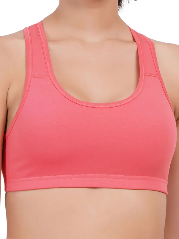 Wine_And_Carrot_Double_Layered_Sports_Non_Padded_Bra_For_Women_Pack_Of_2