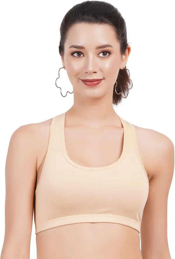 Wine,_Rani_And_Skin_Double_Layered_Sports_Non_Padded_Bra_For_Women_Pack_Of_3