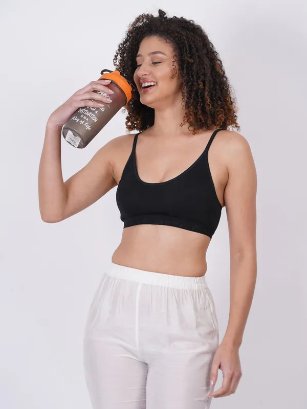 Black_Sb11_Sports_Non_Padded_Bra_For_Women