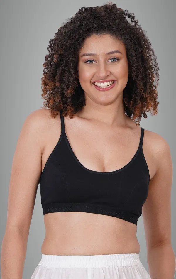 Black_Sb11_Sports_Non_Padded_Bra_For_Women