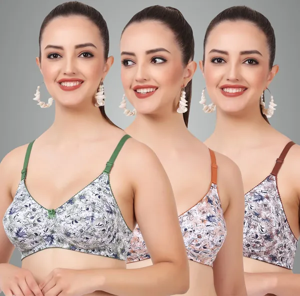 Green,_Brown_And_Coffee_Galaxy_Everyday_Non_Padded_Bra_For_Women_Pack_Of_3