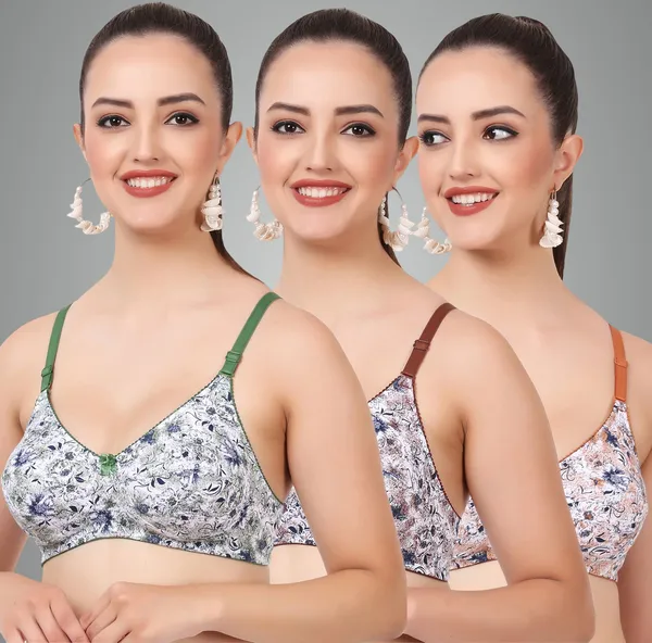 Green,_Coffee_And_Brown_Galaxy_Everyday_Non_Padded_Bra_For_Women_Pack_Of_3