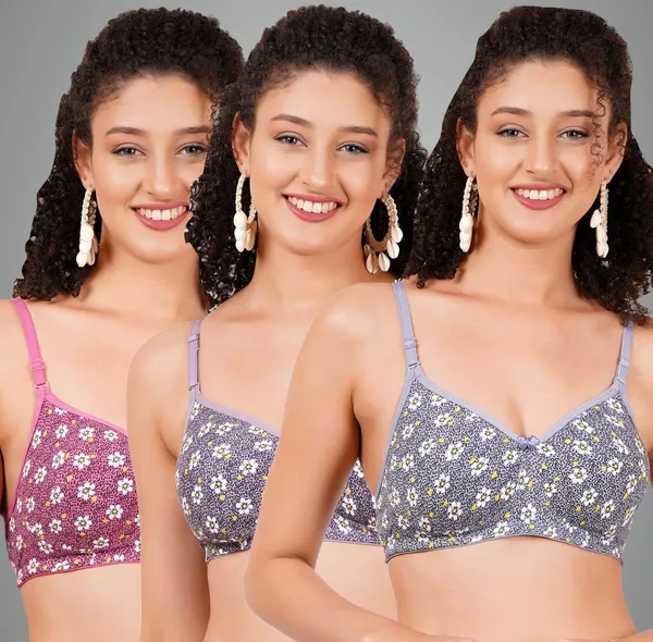 Grey,_Mauve_And_Onion_Brav_Tshirt_Non_Padded_Bra_For_Women_Pack_Of_3