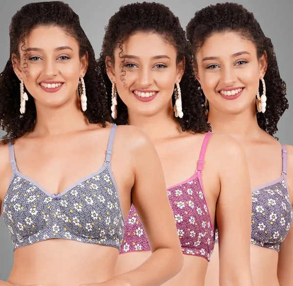 Grey,_Onion_And_Mauve_Hunnymould_Tshirt_Non_Padded_Bra_For_Women_Pack_Of_3