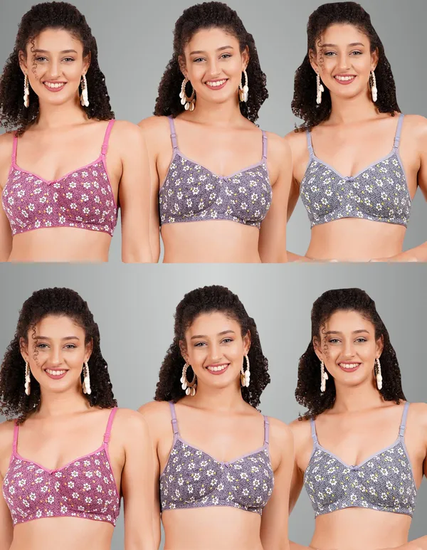 Onion,_Mauve_And_Grey_Hunnymould_Tshirt_Non_Padded_Bra_For_Women_Pack_Of_6