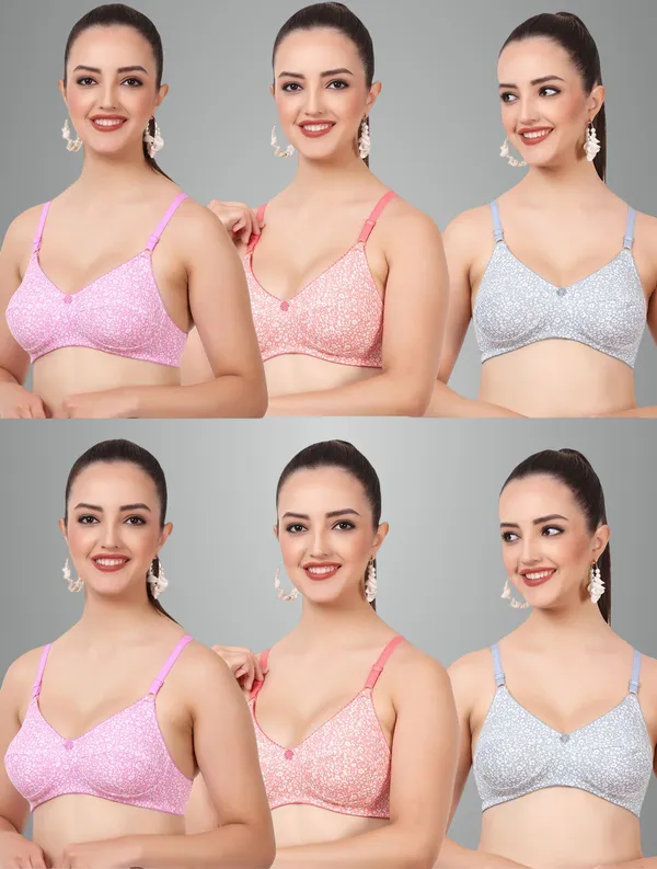 Pink,_Peach_And_Grey_Ishika_Everyday_Non_Padded_Bra_For_Women_Pack_Of_6