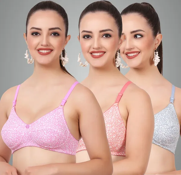 Pink,_Peach_And_Grey_Ishika_Everyday_Non_Padded_Bra_For_Women_Pack_Of_3
