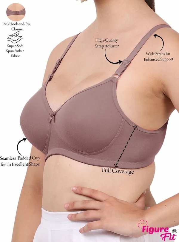 Maroon_And_Grape_Jollypad_Tshirt_Lightly_Padded_Bra_For_Women_Pack_Of_2