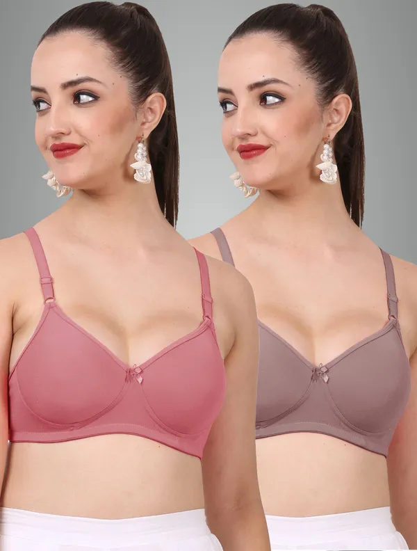 Onion_And_Grape_Jollypad_Tshirt_Lightly_Padded_Bra_For_Women_Pack_Of_2