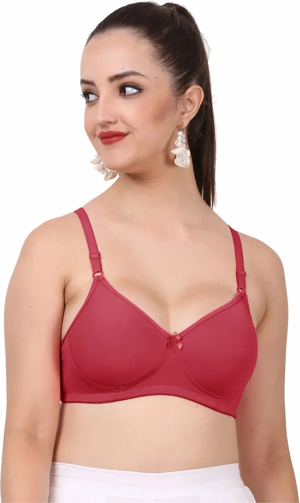 Onion,_Grape_And_Maroon_Jollypad_Tshirt_Lightly_Padded_Bra_For_Women_Pack_Of_3