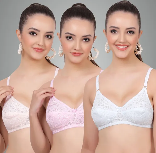 Blue_,_Pink_And_Orange_Mino_Everyday_Non_Padded_Bra_For_Women_Pack_Of_3