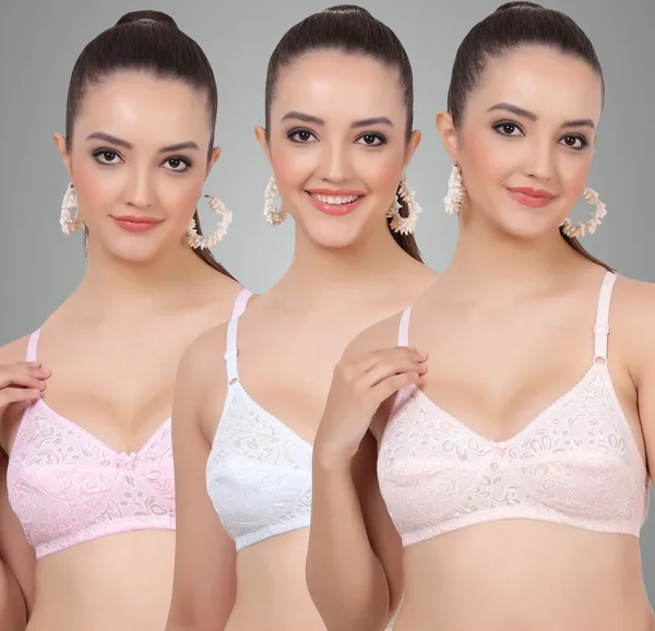 Orange_,_Blue_And_Pink_Mino_Everyday_Non_Padded_Bra_For_Women_Pack_Of_3