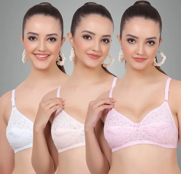 Pink_,_Orange_And_Blue_Mino_Everyday_Non_Padded_Bra_For_Women_Pack_Of_3