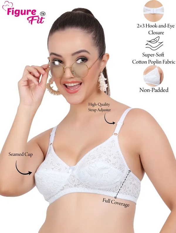 Peach,_Pink_And_Blue_Kamini_Everyday_Non_Padded_Bra_For_Women_Pack_Of_6