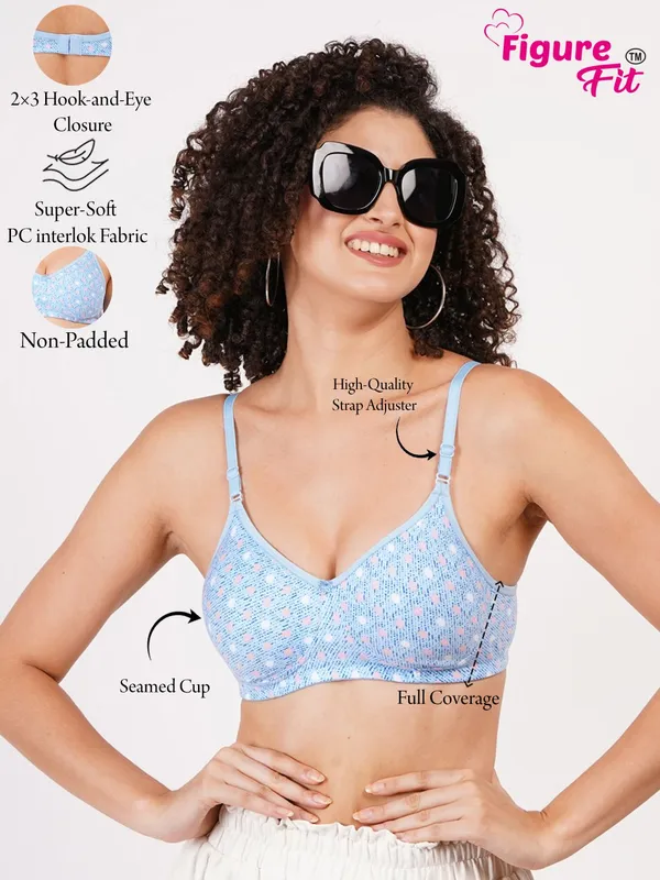 Pink,_Skin_And_Blue_Kangna_Tshirt_Non_Padded_Bra_For_Women_Pack_Of_6