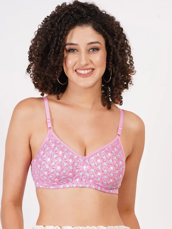Pink,_Skin_And_Blue_Kangna_Tshirt_Non_Padded_Bra_For_Women_Pack_Of_6