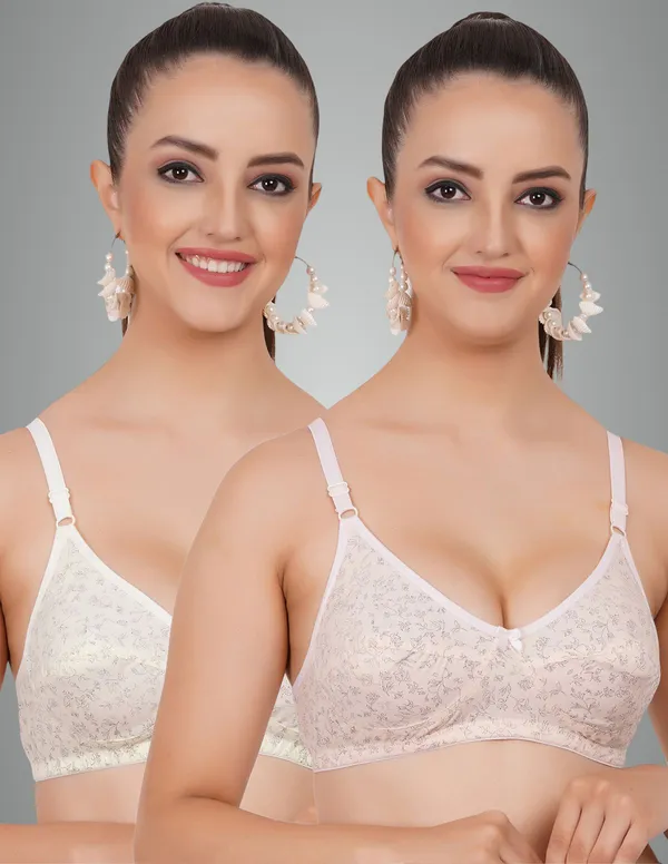 Peach_And_Skin_Kiaramino_Everyday_Non_Padded_Bra_For_Women_Pack_Of_2
