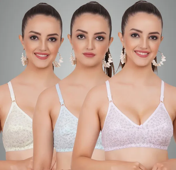 Pink_,_Blue_And_Yellow_Kiaramino_Everyday_Non_Padded_Bra_For_Women_Pack_Of_3