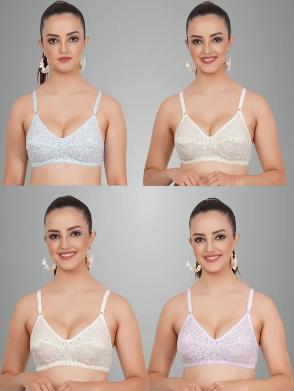 Blue,_Lemon,_Pink_And_Skin_Kiara_Everyday_Non_Padded_Bra_For_Women_Pack_Of_4