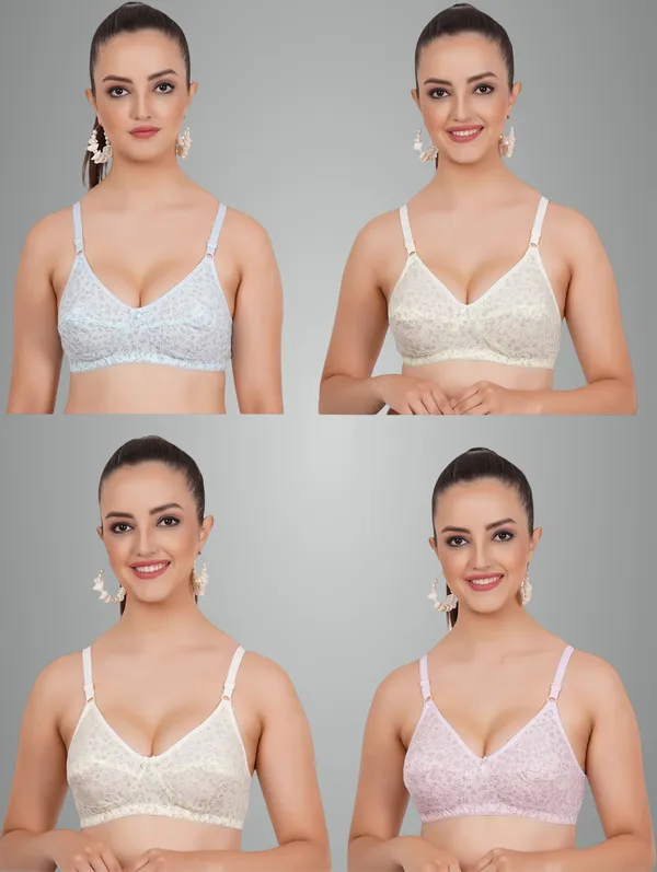 Blue,_Lemon,_Skin_And_Mauve_Kiara_Everyday_Non_Padded_Bra_For_Women_Pack_Of_4