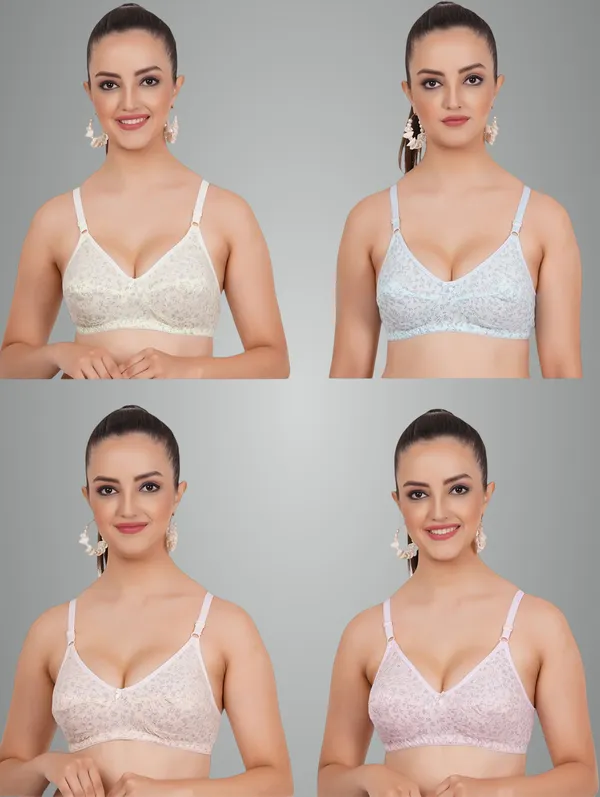 Lemon,_Blue,_Mauve_And_Peach_Kiara_Everyday_Non_Padded_Bra_For_Women_Pack_Of_4