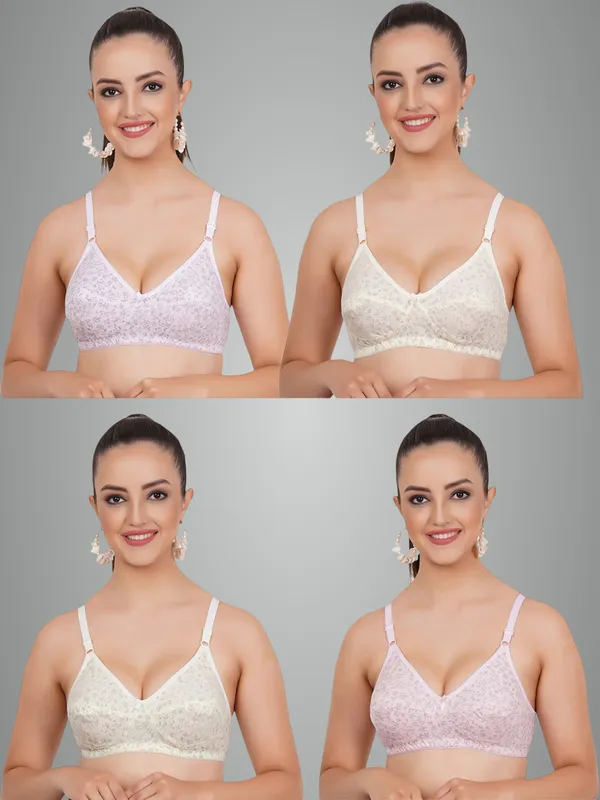 Pink,_Skin,_Lemon_And_Mauve_Kiara_Everyday_Non_Padded_Bra_For_Women_Pack_Of_4