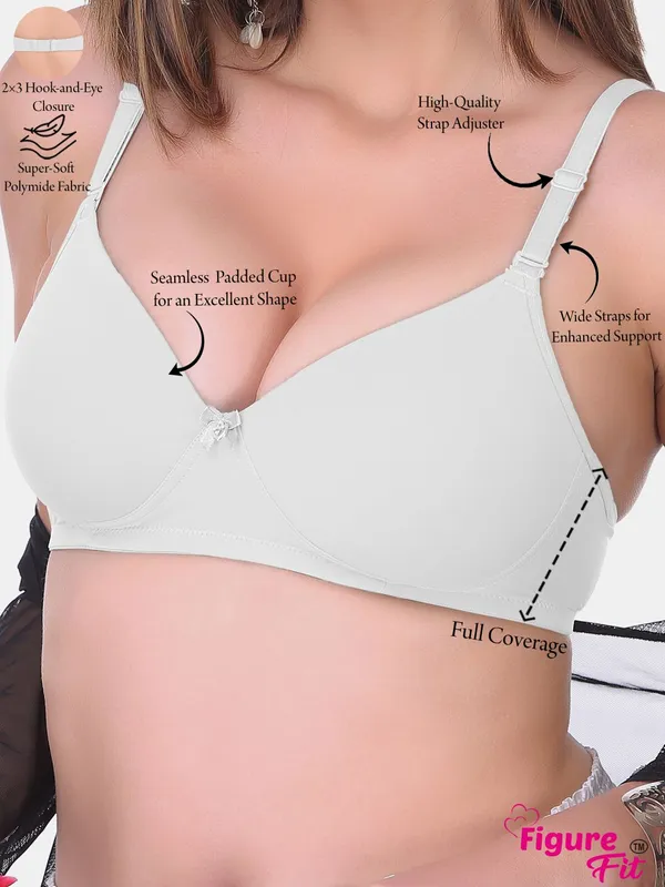 White_Kissme_Everyday_Heavily_Padded_Bra_For_Women