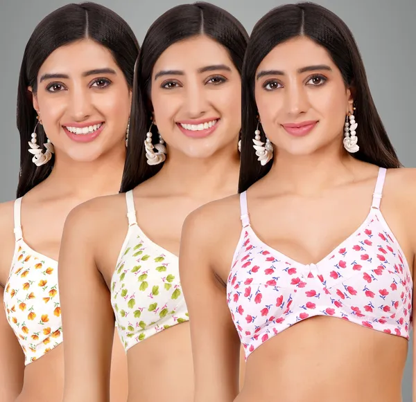 Peach,_Lemon_And_Pink_Lillyprint_Everyday_Non_Padded_Bra_For_Women_Pack_Of_3
