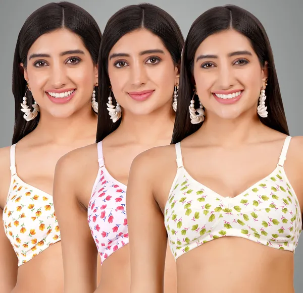 Peach,_Pink_And_Lemon_Lillyprint_Everyday_Non_Padded_Bra_For_Women_Pack_Of_3