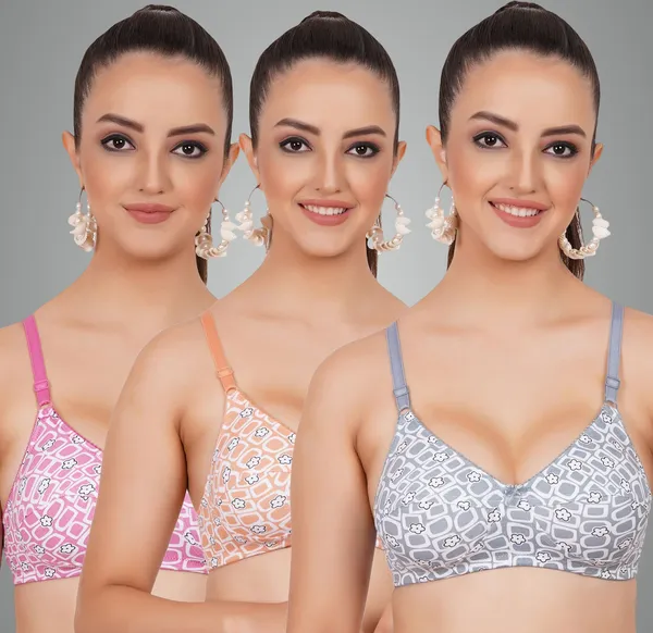 Grey_,_Orange_And_Pink_Lotusmino_Everyday_Non_Padded_Bra_For_Women_Pack_Of_3