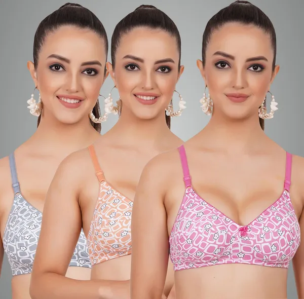 Pink_,_Orange_And_Grey_Lotusmino_Everyday_Non_Padded_Bra_For_Women_Pack_Of_3